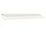 Toldo de pie retráctil manual crema 600x350 cm de vidaXL, Toldos - Ref: Foro24-3069677, Precio: 675,99 €, Descuento: %