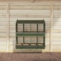 Nido para gallinas con 8 compartimentos de metal verde oliva de , Jaulas y habitáculos para animales pequeños - Ref: Foro24-8...