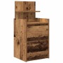 Mesilla de noche con 2 cajones madera vieja 38x34x80 cm de , Mesitas de noche - Ref: Foro24-861369, Precio: 53,20 €, Descuent...