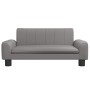 Cama para perros de cuero sintético gris 70x45x30 cm de , Camas para perros - Ref: Foro24-171866, Precio: 78,38 €, Descuento: %