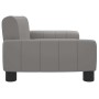 Cama para perros de cuero sintético gris 70x45x30 cm de , Camas para perros - Ref: Foro24-171866, Precio: 78,38 €, Descuento: %