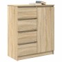 Aparador con cajones roble Sonoma 71x35x84 cm madera ingeniería de , Aparadores - Ref: Foro24-861582, Precio: 99,67 €, Descue...