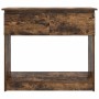 Mesa consola con cajones roble ahumado 85,5x38,5x74,5 cm de , Mesas auxiliares - Ref: Foro24-861395, Precio: 78,15 €, Descuen...