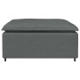 Sofá modular con reposapiés, módulo gris oscuro, 100x100x48 cm de , Unidades para sofás seccionales - Ref: Foro24-4104478, Pr...