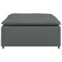 Sofá modular con reposapiés, módulo gris oscuro, 100x100x48 cm de , Unidades para sofás seccionales - Ref: Foro24-4104478, Pr...