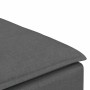 Sofá modular con reposapiés, módulo gris oscuro, 100x100x48 cm de , Unidades para sofás seccionales - Ref: Foro24-4104478, Pr...