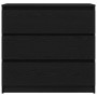 Aparador de madera de roble negro 80x35x76 cm de , Aparadores - Ref: Foro24-861734, Precio: 102,23 €, Descuento: %