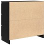 Aparador de madera de roble negro 80x35x76 cm de , Aparadores - Ref: Foro24-861734, Precio: 102,23 €, Descuento: %