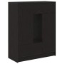 Aparador con cajones y puertas roble negro 73x31x90 cm de , Aparadores - Ref: Foro24-861851, Precio: 106,43 €, Descuento: %