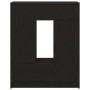 Aparador con cajones y puertas roble negro 73x31x90 cm de , Aparadores - Ref: Foro24-861851, Precio: 106,43 €, Descuento: %
