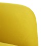 Sillón con reposabrazos terciopelo amarillo 54 cm de , Sillones - Ref: Foro24-4100584, Precio: 118,04 €, Descuento: %