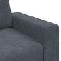 Sillón de terciopelo gris oscuro 60 cm de , Sofás - Ref: Foro24-4105248, Precio: 167,59 €, Descuento: %