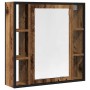 Mueble de baño con espejo de madera antigua 60x16x60 cm de , Tocadores de baño - Ref: Foro24-862226, Precio: 63,96 €, Descuen...