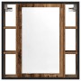 Mueble de baño con espejo de madera antigua 60x16x60 cm de , Tocadores de baño - Ref: Foro24-862226, Precio: 63,96 €, Descuen...