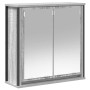 Mueble de baño de pared con espejo gris Sonoma 60x21x60 cm de , Tocadores de baño - Ref: Foro24-861900, Precio: 68,53 €, Desc...