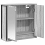 Mueble de baño de pared con espejo gris Sonoma 60x21x60 cm de , Tocadores de baño - Ref: Foro24-861900, Precio: 68,53 €, Desc...