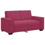 Juego de sofás con cojines 3 piezas terciopelo rojo tinto de , Sofás - Ref: Foro24-3324622, Precio: 610,30 €, Descuento: %