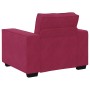 Juego de sofás con cojines 3 piezas terciopelo rojo tinto de , Sofás - Ref: Foro24-3324622, Precio: 610,30 €, Descuento: %