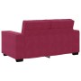 Juego de sofás con cojines 3 piezas terciopelo rojo tinto de , Sofás - Ref: Foro24-3324622, Precio: 610,30 €, Descuento: %