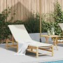 Tumbona con cojines 55x199x30 cm bambú de , Tumbonas - Ref: Foro24-4108226, Precio: 204,95 €, Descuento: %