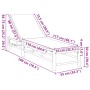Tumbona con cojines 55x199x30 cm bambú de , Tumbonas - Ref: Foro24-4108226, Precio: 204,95 €, Descuento: %
