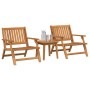 Sillas de Jardín con Mesa 3 pcs de Madera Sólida de Acacia de , Mesas de jardín - Ref: Foro24-3214432, Precio: 182,41 €, Desc...