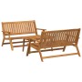 Sillas de Jardín con Mesa 3 pcs de Madera Maciza de Acacia de , Mesas de jardín - Ref: Foro24-3214448, Precio: 264,61 €, Desc...