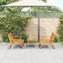 Sillas de Jardín con Mesa 3 pcs de Madera Maciza de Acacia de , Mesas de jardín - Ref: Foro24-3214448, Precio: 264,61 €, Desc...