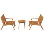 Sillas de Jardín con Mesa 3 pcs de Madera Maciza de Acacia de , Mesas de jardín - Ref: Foro24-3214448, Precio: 264,61 €, Desc...