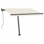 Toldo de pie automático crema 300x250 cm de vidaXL, Toldos - Ref: Foro24-3069707, Precio: 453,71 €, Descuento: %