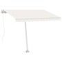Toldo de pie retráctil manual crema 300x250 cm de vidaXL, Toldos - Ref: Foro24-3069497, Precio: 327,55 €, Descuento: %