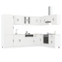 Gabinete de cocina ""Kalmar"" con doble fregadero de madera blanca de , Armarios de cocina - Ref: Foro24-3315001, Precio: 212...