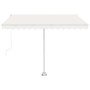 Toldo de pie retráctil manual crema 300x250 cm de vidaXL, Toldos - Ref: Foro24-3069497, Precio: 327,55 €, Descuento: %