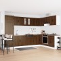 Gabinete de Cocina ""Kalmar"" con Doble Fregadero Madera de Roble de , Armarios de cocina - Ref: Foro24-3315008, Precio: 205,...