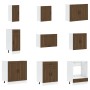 Gabinete de Cocina ""Kalmar"" con Doble Fregadero Madera de Roble de , Armarios de cocina - Ref: Foro24-3315008, Precio: 205,...