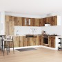 Gabinete de Cocina ""Kalmar"" con Doble Fregadero de Madera Vieja de , Armarios de cocina - Ref: Foro24-3315009, Precio: 211,...