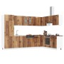 Gabinete de Cocina ""Kalmar"" con Doble Fregadero de Madera Vieja de , Armarios de cocina - Ref: Foro24-3315009, Precio: 211,...