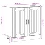 Gabinete de Cocina ""Lucca"" con Doble Lavabo Blanco de Madera Ingenierizada de , Armarios de cocina - Ref: Foro24-3315011, P...