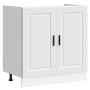 Gabinete de Lavabo 'Porto' con Lavabo Blanco 80x46x84,5 cm de Madera de , Armarios de cocina - Ref: Foro24-3315021, Precio: 2...