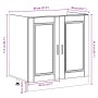 Gabinete de Lavabo 'Porto' con Lavabo Blanco 80x46x84,5 cm de Madera de , Armarios de cocina - Ref: Foro24-3315021, Precio: 2...