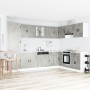 Gabinete base de fregadero ""Porto"" con fregadero gris concreto 80x46x84,5 cm de madera elaborada de , Armarios de cocina - ...