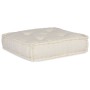 Pouf Sofá Modular de 4 Plazas Convertible de Tela Crema de , Cojines para sillas y sofás - Ref: Foro24-3315064, Precio: 488,7...