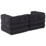 Pufs Modulares 2 pcs de Tela Antracita de , Cojines para sillas y sofás - Ref: Foro24-3315066, Precio: 288,10 €, Descuento: %