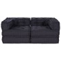 Pufs Modulares 2 pcs de Tela Antracita de , Cojines para sillas y sofás - Ref: Foro24-3315066, Precio: 288,10 €, Descuento: %