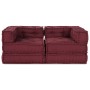 Pufs Modulares 2 pcs de Tela Borgoña de , Cojines para sillas y sofás - Ref: Foro24-3315071, Precio: 333,17 €, Descuento: %