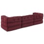 Poufs Modulares 3 pcs Tela Burdeos de , Cojines para sillas y sofás - Ref: Foro24-3315072, Precio: 457,83 €, Descuento: %