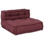Pouffes Modulares 4 pcs Tela Burdeos de , Cojines para sillas y sofás - Ref: Foro24-3315073, Precio: 554,16 €, Descuento: %