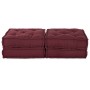 Poufs Modulares 2 pcs de Tela Burdeos de , Cojines para sillas y sofás - Ref: Foro24-3315075, Precio: 223,33 €, Descuento: %