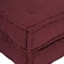 Poufs Modulares 2 pcs de Tela Burdeos de , Cojines para sillas y sofás - Ref: Foro24-3315075, Precio: 223,33 €, Descuento: %