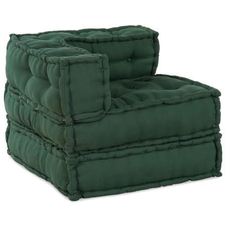 Poufs Modulares 2 pcs Tela Verde de , Cojines para sillas y sofás - Ref: Foro24-3315076, Precio: 289,87 €, Descuento: %